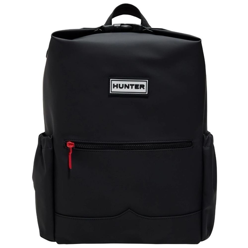 Hunter Backpack Black Top Clip Hiking Water-Resistant Storage Compartments NWT